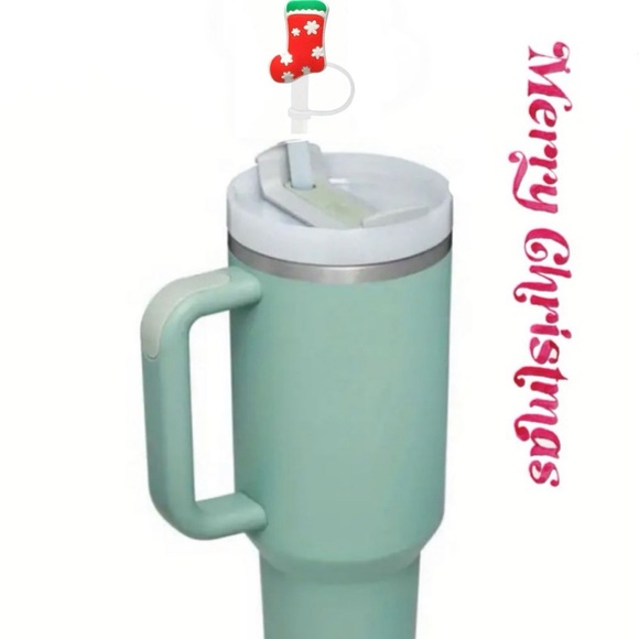 Stocking Straw Topper/Cover, NEW, Merry Christmas - Picture 5 of 8